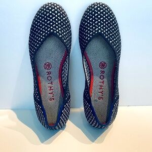 Rothys Navy/White Ballet Flats - size 7.5